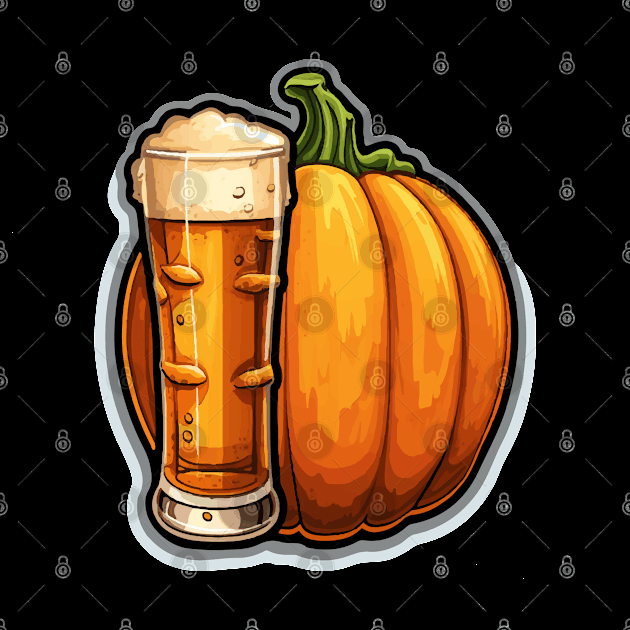 Pumpkin Beer by ArtfulDesign